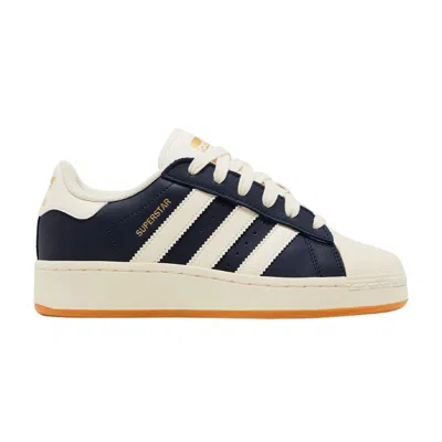ADIDAS ORIGINALS WMNS SUPERSTAR XLG 'NIGHT INDIGO CREAM WHITE'