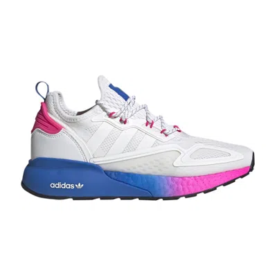 ADIDAS ORIGINALS WMNS ZX 2K BOOST 'WHITE PINK BLUE'
