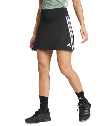 ADIDAS ORIGINALS WOMEN'S THREE-STRIPE LOGO-GRAPHIC MINI SKORT