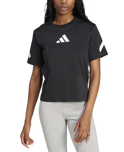 ADIDAS ORIGINALS WOMEN'S Z.N.E. SHORT-SLEEVE GRAPHIC T-SHIRT