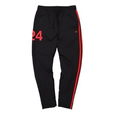 ADIDAS ORIGINALS adidas originals x 424 Track Pants Crossover Asymmetric Sports Pants Black