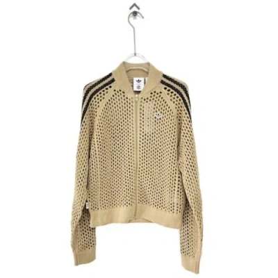 ADIDAS ORIGINALS ADIDAS ORIGINALS X CLOT FW24 COLLARLESS KNIT SWEATSHIRT UNISEX BROWN