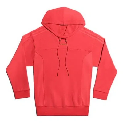 ADIDAS ORIGINALS adidas originals x IVY PARK Crossover Solid Color Splicing Detail Hooded Sports Pink