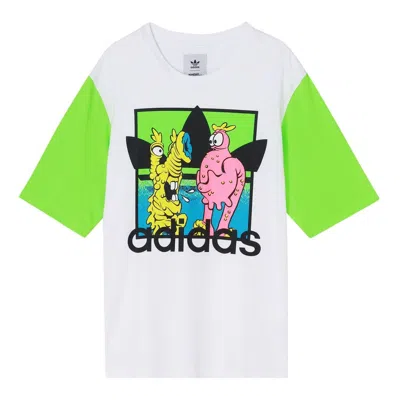 ADIDAS ORIGINALS adidas Originals X Jeremy Scott T-Shirts 'White Green'