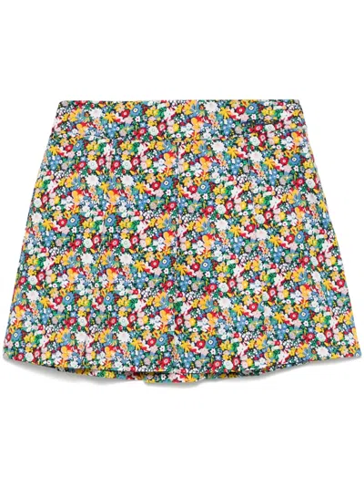 ADIDAS ORIGINALS X LIBERTY LONDON PLEATED MINI SKIRT