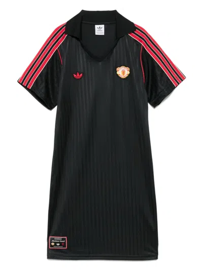 ADIDAS ORIGINALS X MANCHESTER UNITED HERRINGONE MINI DRESS