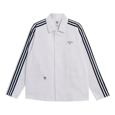 ADIDAS ORIGINALS adidas originals x NOAH Crossover Logo Stripe Jacket White
