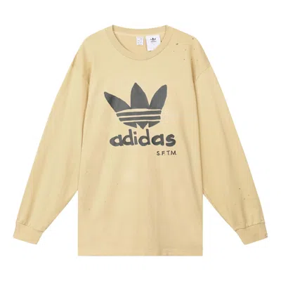 ADIDAS ORIGINALS adidas originals x SONG FOR THE MUTE Long Sleeve Tee 'Hazy Beige'