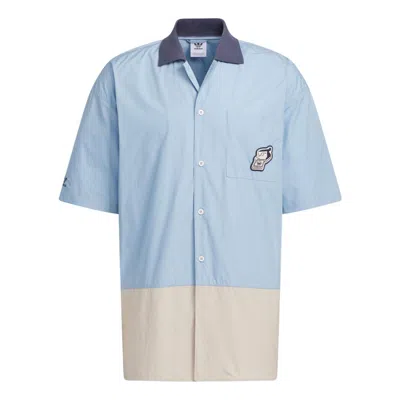 ADIDAS ORIGINALS adidas Originals x Yu Nagaba V-Day Shirts 'Blue Beige'