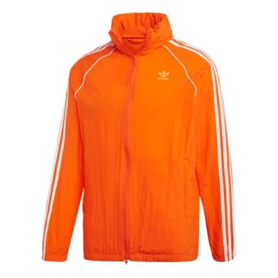 ADIDAS ORIGINALS adidas originals Zipper Athleisure Casual Sports Jacket Orange Yellow