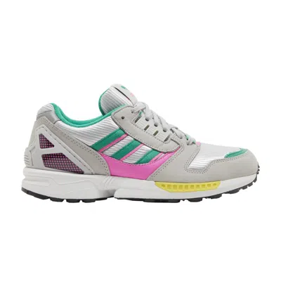 ADIDAS ORIGINALS ZX 8000 'GREY COURT GREEN PINK'