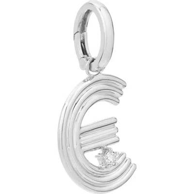 ADINA REYTER ADINA REYTER GROOVY INITIAL DIAMOND PENDANT CHARM