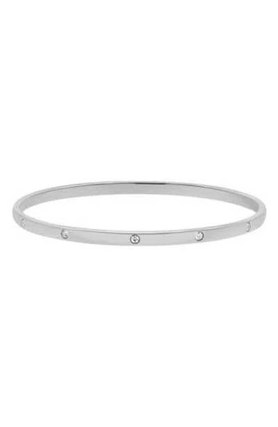 ADORNIA ADORNIA CZ BANGLE BRACELET
