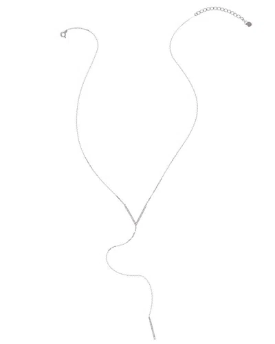 ADORNIA ADORNIA SILVER CRYSTAL NECKLACE