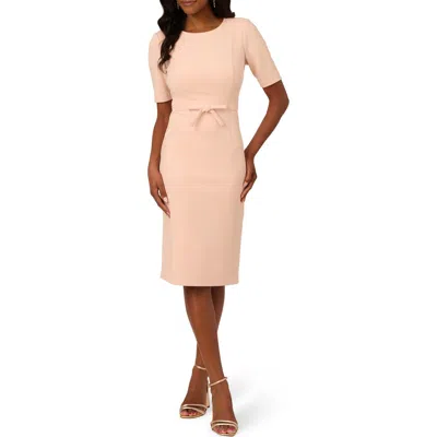 ADRIANNA PAPELL ADRIANNA PAPELL BOW FRONT SHEATH DRESS