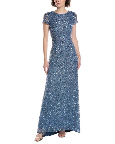 ADRIANNA PAPELL ADRIANNA PAPELL SEQUIN MAXI DRESS