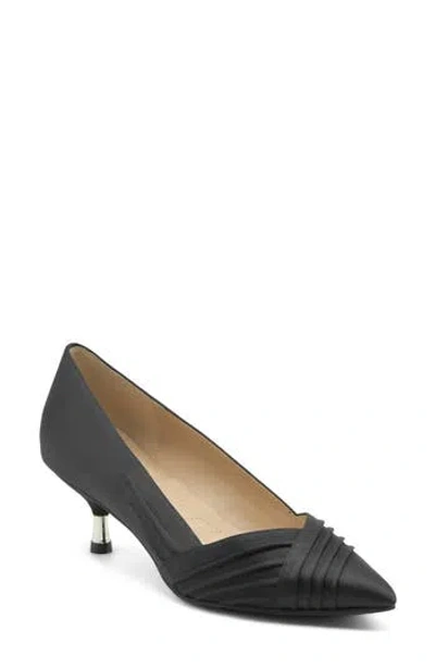 ADRIENNE VITTADINI ADRIENNE VITTADINI SAPIENT PLEATED KITTEN HEEL PUMP