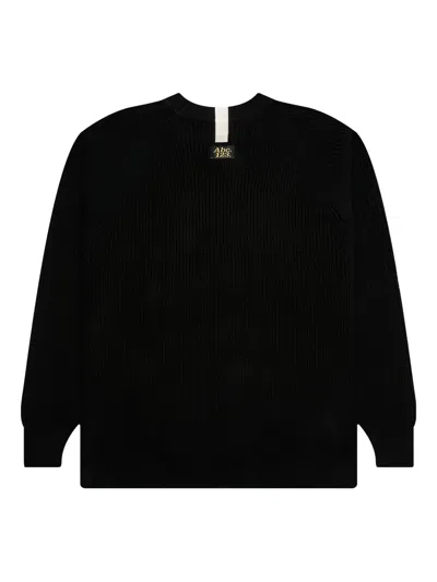 ADVISORY BOARD CRYSTALS RIBBED CREWNECK SWEATER