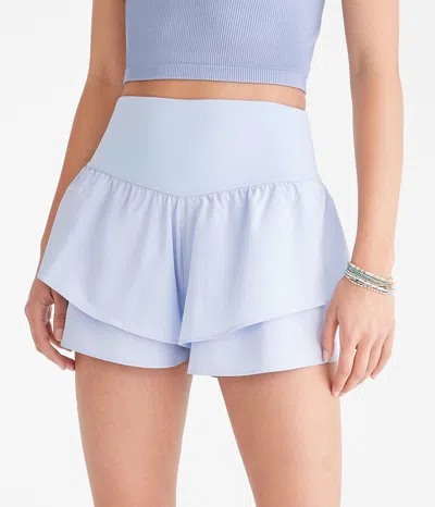 AÉROPOSTALE AIR SOFT HIGH-RISE FLUTTER SHORTS