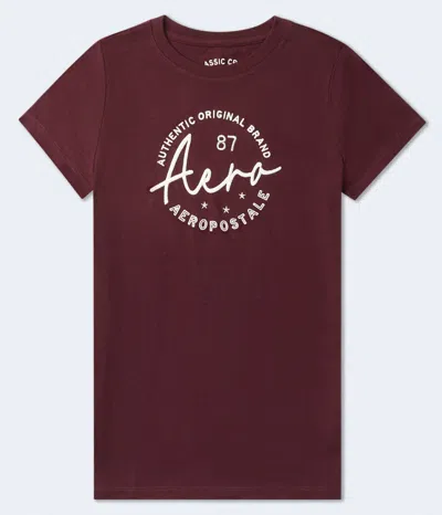 AÉROPOSTALE SCRIPT CIRCLE GRAPHIC TEE