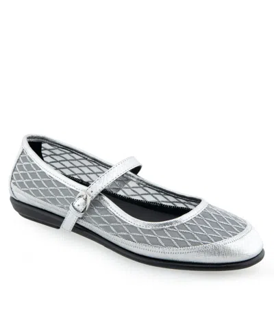 AEROSOLES WOMEN'S BAYLEE ROUND TOE MARY JANE FLATS