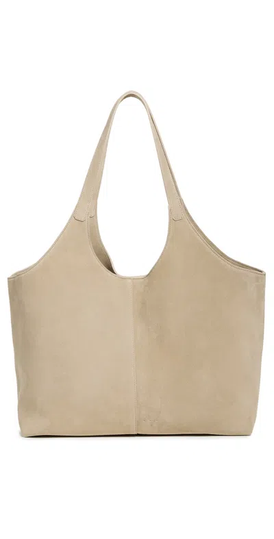 AESTHER EKME CABAS SUPPLE XL TOTE SUEDE SAND