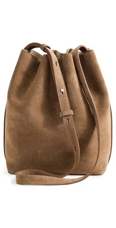 AESTHER EKME MARIN SUPPLE MEDIUM BUCKET BAG 237 SUEDE DATE