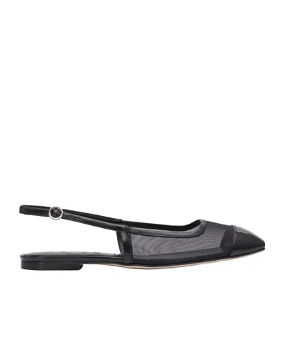 AEYDE AEYDE GERALDINE SQUARE TOE SLINGBACK FLATS
