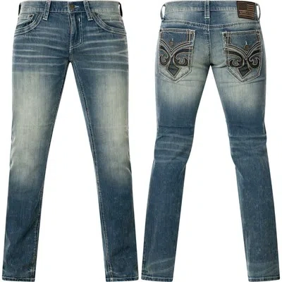 AFFLICTION AFFLICTION JEANS ACE FLEUR PHANTOM BLAU