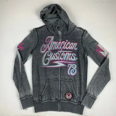 AFFLICTION ORIGINAL AFFLICTION HOODIE NO.20 FB. GRAU