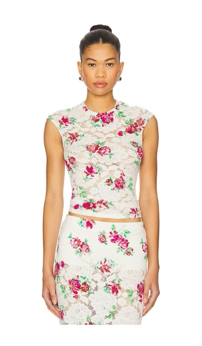 AFRM NINA CROCHET LACE TOP