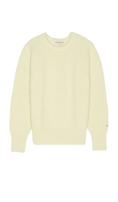 AFTER PRAY ROVER PATCHED KNIT CREW NECK SWEATER