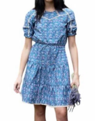 AFTERNOON SUSTAINABLE THREADS THE THERESA DRESS IN CORNFLOWER BLUE