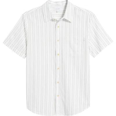 AG AG AIDEN STRIPE SHORT SLEEVE BUTTON-UP SHIRT