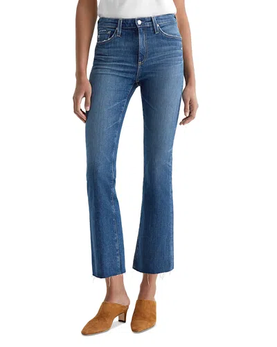 AG HIGH RISE ANKLE FLARE JEANS IN 11 YEARS MEMORY