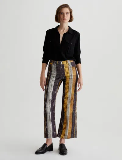 AG SAIGE WIDE LEG CROP CORDUROY