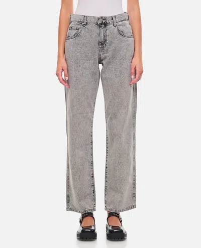 AG TENERIFE LOW RISE STRAIGHT DENIM PANTS