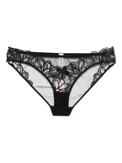 AGENT PROVOCATEUR NELLE FLORAL-LACE BRIEFS