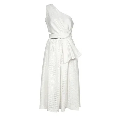 AGGI BY HALEWSKI WOMEN'S EURIDIKE ANTIQUE WHITE DRESS