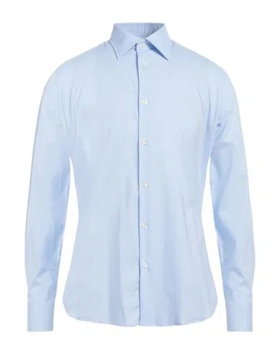 AGHO AGHO MAN SHIRT SKY BLUE SIZE 17 ½ COTTON