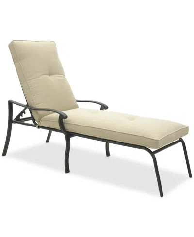 AGIO WYTHBURN MIX AND MATCH LATTICE OUTDOOR CHAISE LOUNGE, CREATED FOR MACY'S