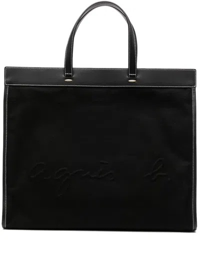 AGNÈS B. CANVAS TOTE BAG