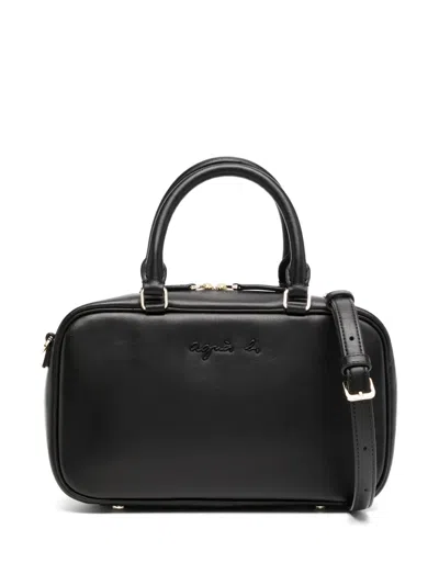 AGNÈS B. LEATHER 2-WAY TOTE BAG