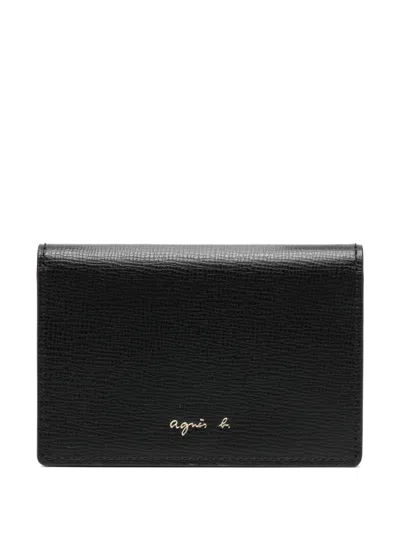 AGNÈS B. LEATHER CARDHOLDER