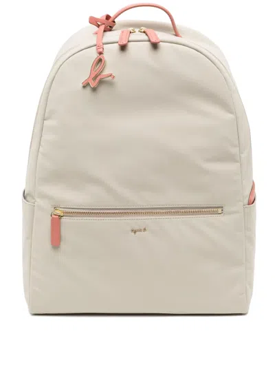 AGNÈS B. LOGO-PLAQUE BACKPACK