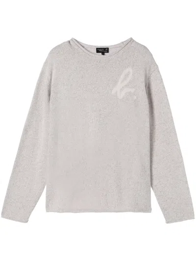 AGNÈS B. LOGO-PRINT KNIT JUMPER