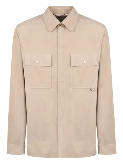AGNONA SUEDE SHIRT