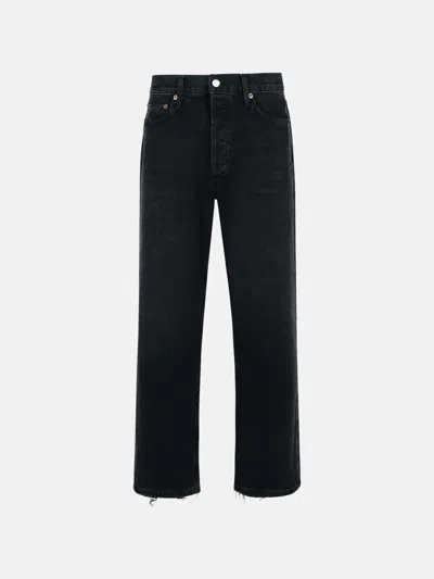 AGOLDE '90'S' BLACK DENIM JEANS