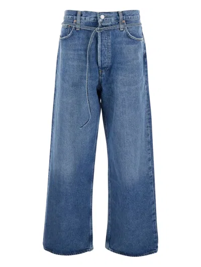 AGOLDE EMMI BELTED JEANS