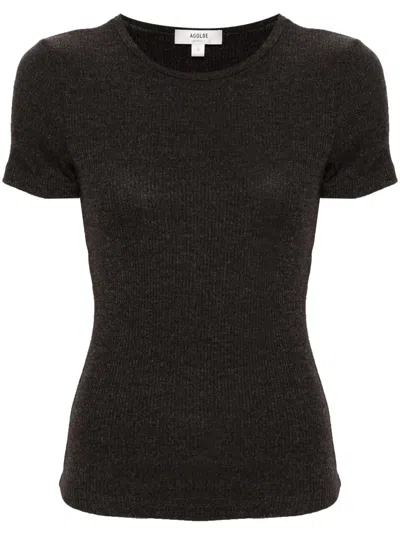 AGOLDE HARRI RIBBED T-SHIRT